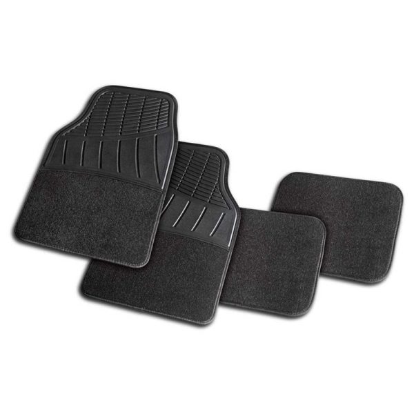 JGO ALFOMBRILLAS UNIVERSAL PVC FLEXIBLE Y MOQUETA